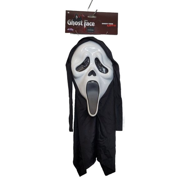 Ghost Face Lives Scream Mask Officially Licensed Fun World Ghostface Stab New - Picture 1 of 11